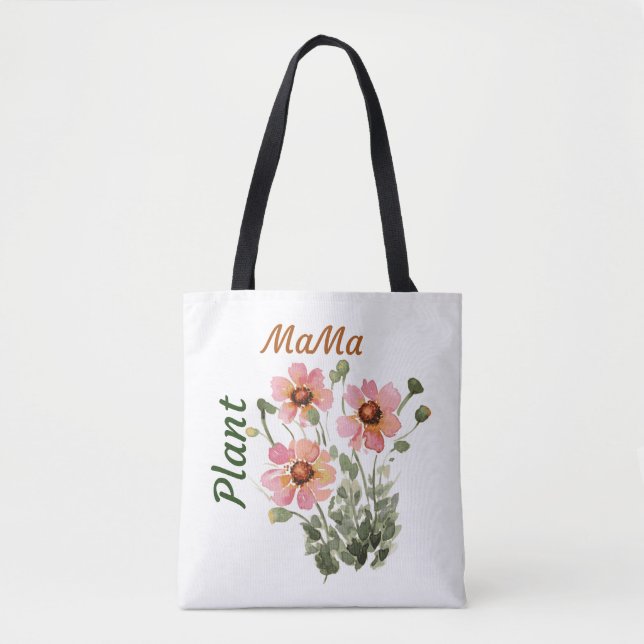 Hübsch Pink Floral Pflanze MaMa - Pflanze Liebe (Vorderseite)