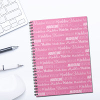 Hübsch Pink Girls Name Schriftart Collage Custom T