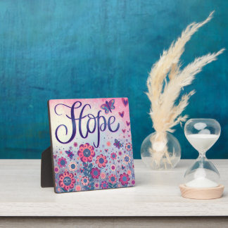 Hübsch Pink Hope Inspiration Custom Floral Fotoplatte