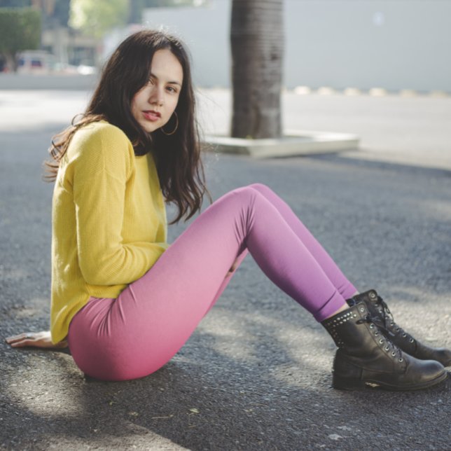 Hübsch Pink Ombre Gradient Leggings (Von Creator hochgeladen)