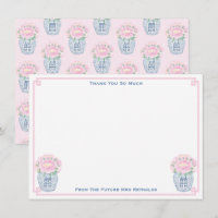 Hübsch Pink Peonies Ginger Jar Brautparty