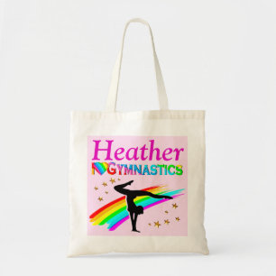 HÜBSCH PINK PERSONALISIERT GYMNASTICS TOT BAG TRAGETASCHE