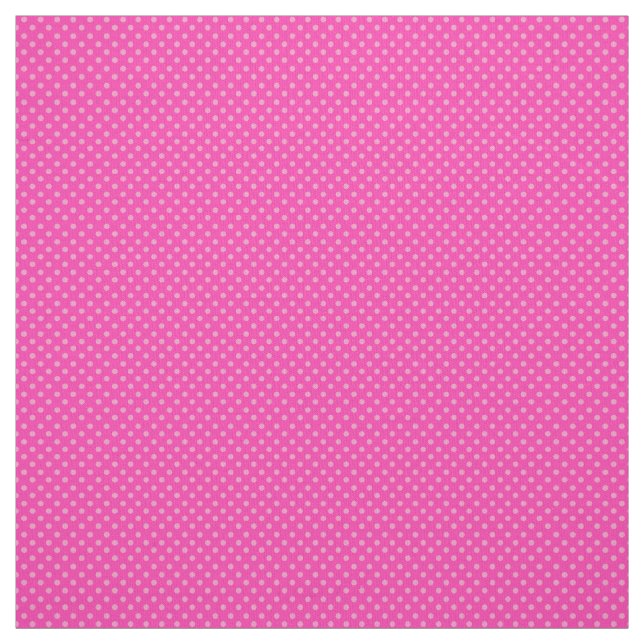 Hübsch Pink Polka Dots | Rosa Sammlung Stoff (Muster)