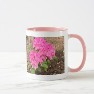 Hübsch Pink Rhododendron Blume Tasse