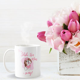 Hübsch Pink Shih-Tzu Mama ist Swag! Kaffeetasse