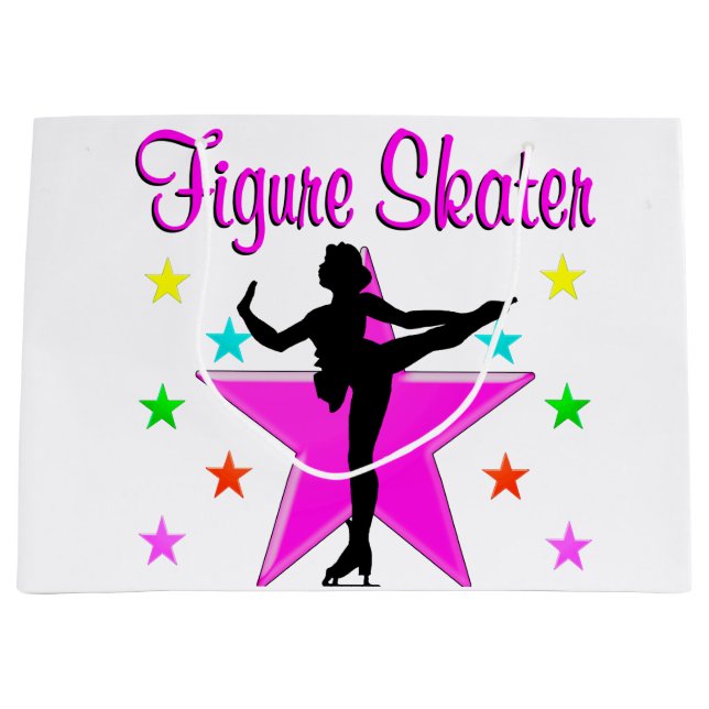 HÜBSCH PINK SKATER GROßE GESCHENKTÜTE (Vorderseite)