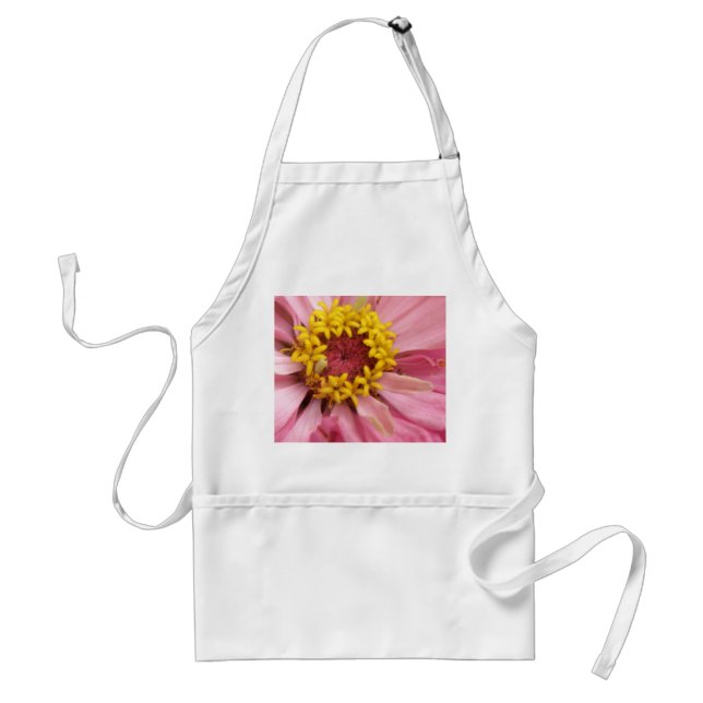 Hübsch Pink Zinnia Schürze (Vorne)