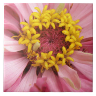 Hübsch Pink Zinnia Tile Fliese
