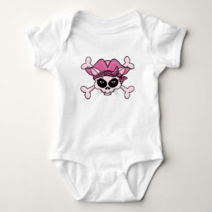 Hübsch Pirate Kitty Skull Baby Strampler