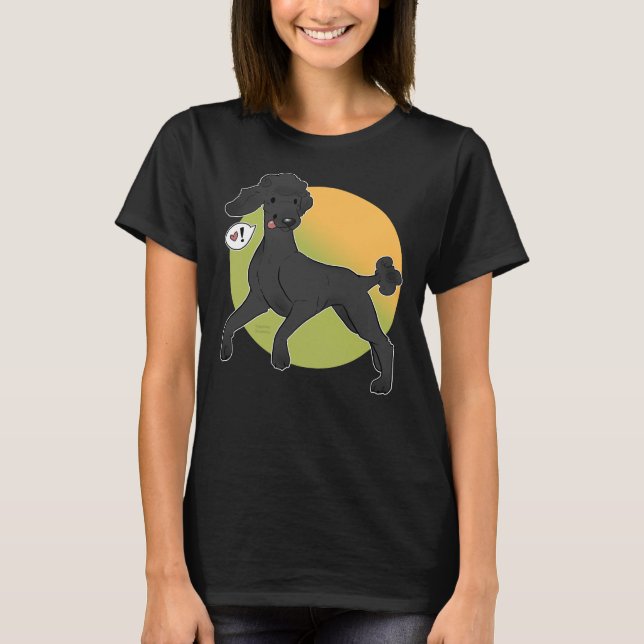Hübsch Poodle T-Shirt (Vorderseite)