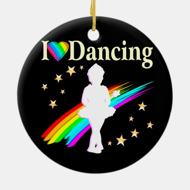 HÜBSCH PRIMA BALLERINA KERAMIK ORNAMENT (Hinten)