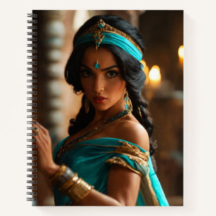 Hübsch Princess Jasmine Spiral Notebook Notizbuch