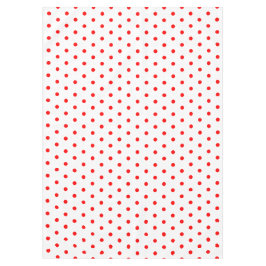 Hübsch Red White Polka Dots Tischdecke
