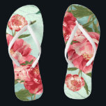 Hübsch Retro Blume Fashion Chintz Peony n Bird Flip Flops<br><div class="desc">Passende Mode-Accessoires machen ein perfektes Geschenk für eine Couple's Dusche oder Brautparty Party Present für die Braut, die diese als Einladungssuite verwendet. Moderne, hübsche Retro-Blume-Stilftige in kräftigen, frischen Farbtönen, besonders geeignet für Frühjahr oder Sommer Hochzeiten. Dieses Einladungs-Set oder die Kollektion ist ein zeitgenössischer Einblick in die Blume des alten Schulchintz....</div>