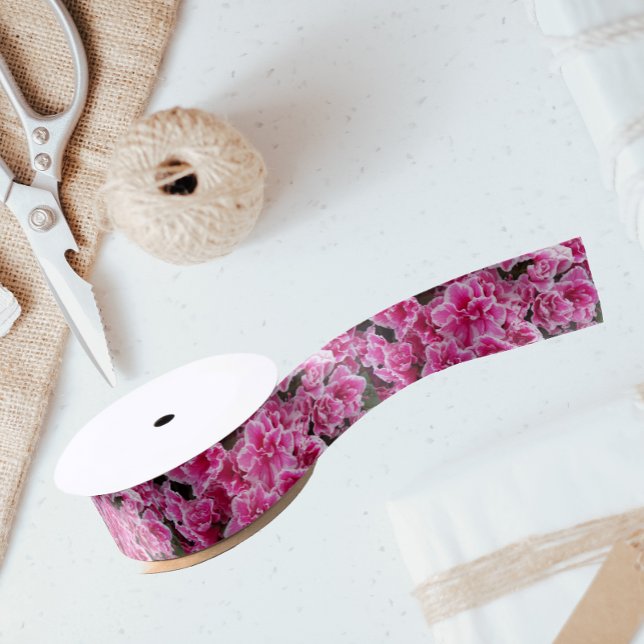 Hübsch rosa Azaleen Satinband (In Situ)