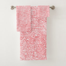 Hübsch rosa badhandtuch set