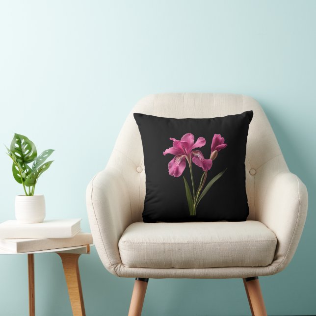 Hübsch rosa Blume Kissen (Stuhl )
