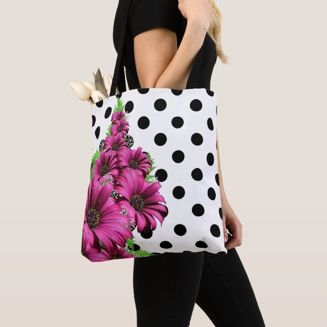 Hübsch-rosa Blume Polka Dot (Von Nahem)