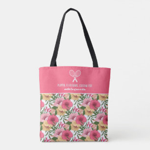Hübsch rosa Blumenmuster, kundenspezifische Tenni
