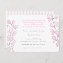 Hübsch rosa Blütendusche für Mädchen