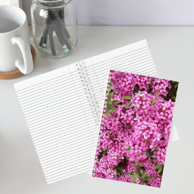 Hübsch rosa Daphne Notizbuch (In Situ)