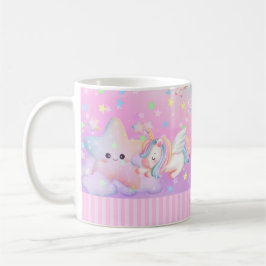 Hübsch rosa Einhorn Kaffeetasse