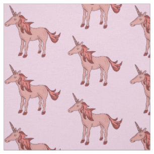 Hübsch rosa Einhornmuster - Kinder Stoff