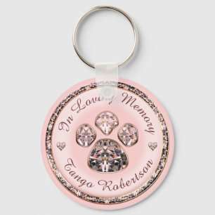 Hübsch rosa Farbe drucken Schlüsselanhänger