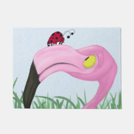 Hübsch rosa Flamingo Fußmatte