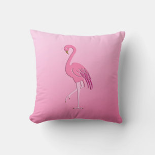 Hübsch rosa Flamingo Kissen