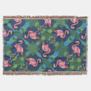 Hübsch rosa Flamingo-Muster Decke