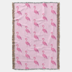 Hübsch rosa Flamingo-Muster Decke