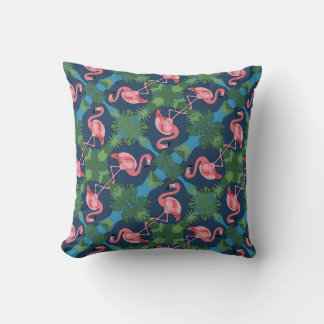 Hübsch rosa Flamingo-Muster Kissen