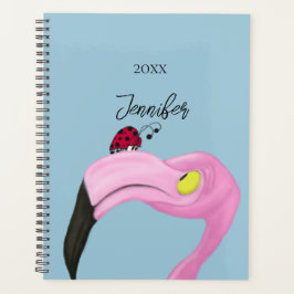 Hübsch rosa Flamingo Planer