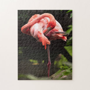 Hübsch rosa Flamingo Puzzle