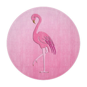 Hübsch rosa Flamingo Schneidebrett