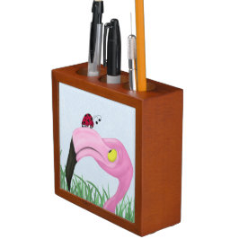 Hübsch rosa Flamingo Stifthalter