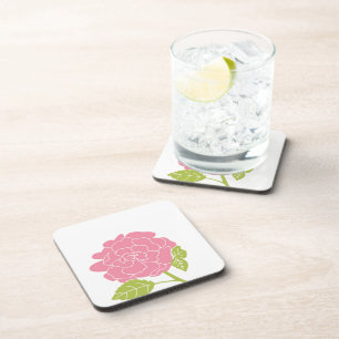 Hübsch rosa Floral Untersetzer