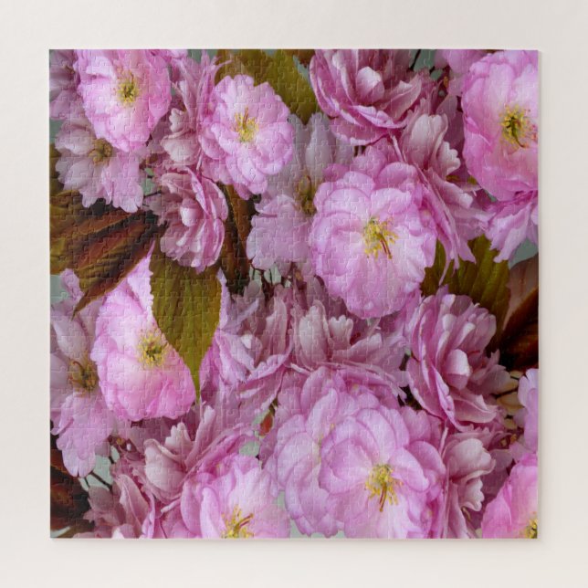 Hübsch-rosa-Frühlingsblüte Puzzle (Vertikal)