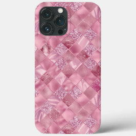 Hübsch rosa Glitzer Metallischer Chic Elegante Case-Mate iPhone Hülle
