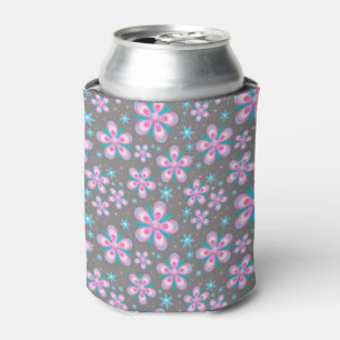 Hübsch Rosa & Grau floral Dosenkühler