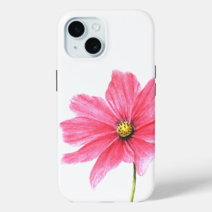 Hübsch rosa Kosmos Custom Floral Phone Case