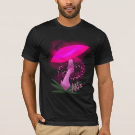 Hübsch rosa leuchtendes Mushroom T-Shirt