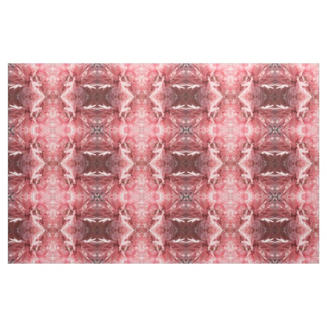 Hübsch rosa Mohnblume Gemustertes Floßgewebe Stoff (Fat Quarter (45,7 x 55,9 cm))