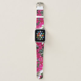 Hübsch rosa Paperflower Apple Watch Band