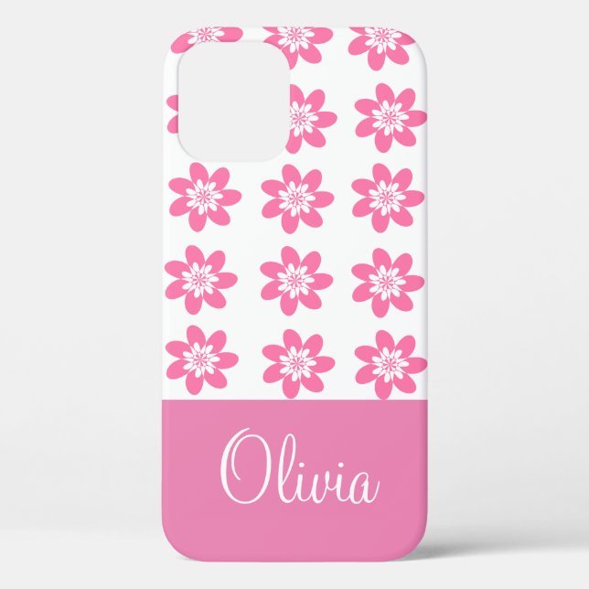 Hübsch rosa Personalisiertes Case-Mate-iPhone Case-Mate iPhone Hülle (Rückseite)