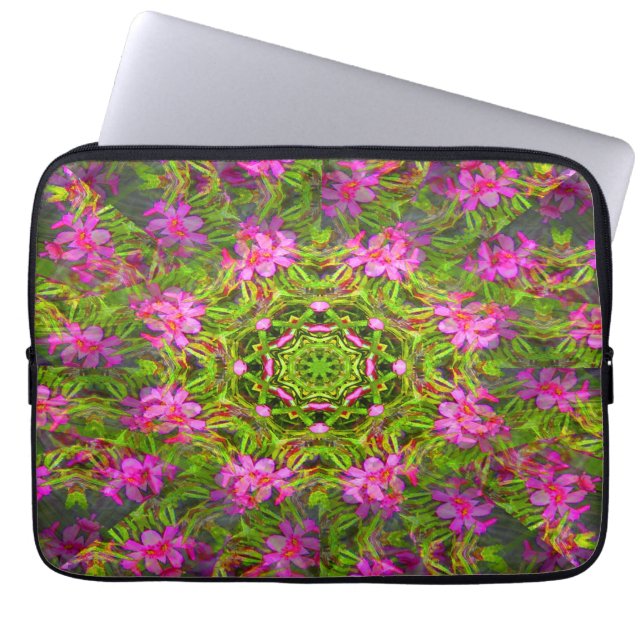 Hübsch rosa Phlox wirl... Laptopschutzhülle (Vorderseite)