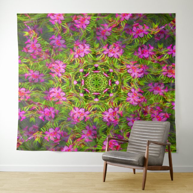 Hübsch rosa Phlox wirl... Wandteppich (Beispiel (Horizontal))