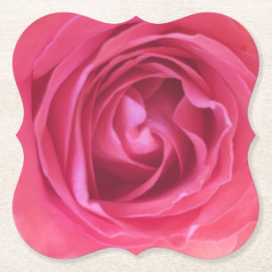 Hübsch Rosa Rose Untersetzer