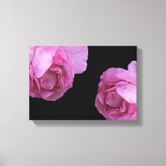 Hübsch rosa Rosen, einfach blumenreich, moderne Ku Leinwanddruck